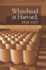 Whitehead at Harvard, 1924-1925 - Book