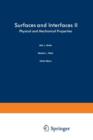 Surfaces and Interfaces II : Physical and Mechanical Properties - Book