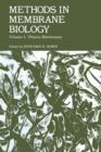 Methods in Membrane Biology : Volume 3 Plasma Membranes - Book