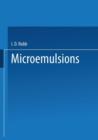 Microemulsions - Book