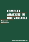 Complex Analysis in one Variable - eBook