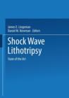 Shock Wave Lithotripsy : State of the Art - Book