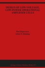 Design of Low-Voltage, Low-Power Operational Amplifier Cells - eBook