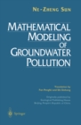Mathematical Modeling of Groundwater Pollution - eBook