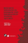 Research Advances in Database and Information Systems Security : IFIP TC11 WG11.3 Thirteenth Working Conference on Database Security July 25-28, 1999, Seattle, Washington, USA - Book