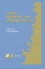 System Modeling and Optimization XX : IFIP TC7 20th Conference on System Modeling and Optimization July 23-27, 2001, Trier, Germany - Book