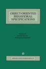 Object-Oriented Behavioral Specifications - Book