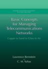 Basic Concepts for Managing Telecommunications Networks : Copper to Sand to Glass to Air - Book