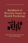 Handbook of Diversity Issues in Health Psychology - Book