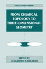 From Chemical Topology to Three-Dimensional Geometry - Book