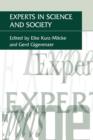 Experts in Science and Society - Book