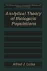 Analytical Theory of Biological Populations - Book