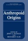 Anthropoid Origins - Book