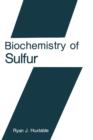 Biochemistry of Sulfur - Book