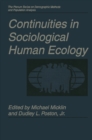 Continuities in Sociological Human Ecology - eBook