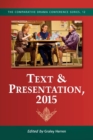 Text & Presentation, 2015 - Book