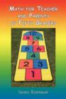 Math for Teacher and Parents of Fifth Graders - Book