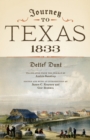 Journey to Texas, 1833 - Book