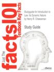 Studyguide for Introduction to Law : Its Dynamic Nature by Cheeseman, Henry R., ISBN 9780131123731 - Book