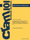 Studyguide for Government in America : People, Politics, and Policy, 2012 Election Edition by III - Book