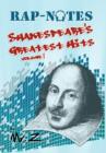 Rap-Notes : Shakespeare's Greatest Hits Volume 1 - Book