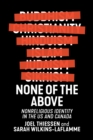 None of the Above : Nonreligious Identity in the US and Canada - eBook