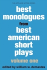 Best Monologues from Best American Short Plays - Book