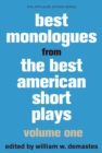 Best Monologues from Best American Short Plays - eBook