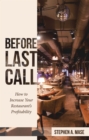 Before Last Call : How to Increase Your Restaurant's Profitability - eBook