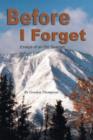 Before I Forget : Essays of An Old Seaman - Book