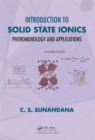 Introduction to Solid State Ionics : Phenomenology and Applications - Book