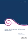 Control of Partial Differential Equations - eBook