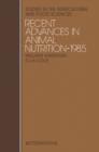 Recent Advances in Animal Nutrition - eBook