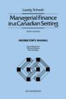 Managerial Finance in a Canadian Setting : Instructor's Manual - eBook