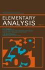 Elementary Analysis : The Commonwealth and International Library: Mathematics Division, Volume 1 - eBook