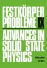 Festkorper Probleme IX : Advances in Solid State Physics - eBook