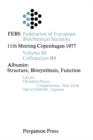Albumin: Structure, Biosynthesis, Function : Federation of European Biochemical Societies 11Th Meeting Copenhagen 1977 - eBook
