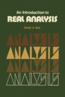 An Introduction to Real Analysis : The Commonwealth and International Library: Mathematical Topics - eBook