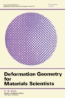 Deformation Geometry for Materials Scientists : International Series on Materials Science and Technology - eBook