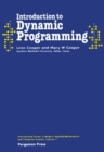 Introduction to Dynamic Programming : International Series in Modern Applied Mathematics and Computer Science, Volume 1 - eBook