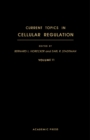 Current Topics in Cellular Regulation - eBook