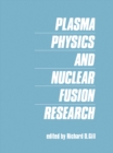 Plasma Physics and Nuclear Fusion Research - eBook