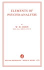 Elements of Psycho-Analysis - eBook
