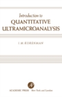 Introduction to Quantitative Ultramicroanalysis - eBook