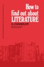 How to Find Out About Literature - eBook