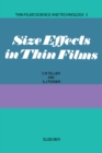 Size Effects in Thin Films - eBook