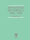 Advanced Materials 1991-1992 : II. Directory - eBook