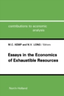 Essays in the Economics of Exhaustible Resources - eBook