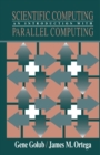 Scientific Computing : An Introduction with Parallel Computing - eBook