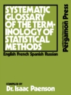 Systematic Glossary of the Terminology of Statistical Methods : English/French/Spanish/Russian - eBook